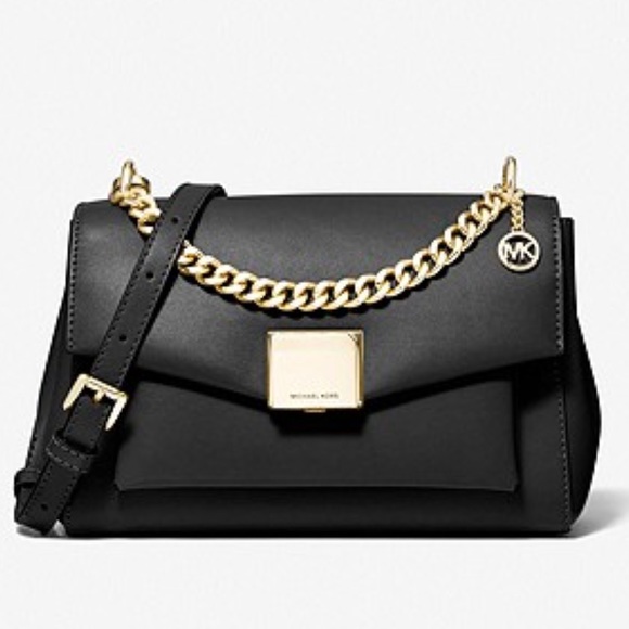Michael Kors Handbags - Micheal Kors Lita Medium Leather Crossbody Bag
